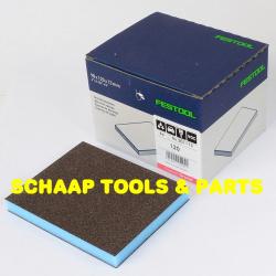 Schuurspons Granat 98x120x13 korrel 120 per 6 verpakt | 201113